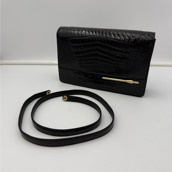 🐊GENGHIZ.K of The Peninsula Hotel HONG KONG Exotic Genuine CROCODILE Clutch Bag - Picture 10 of 16